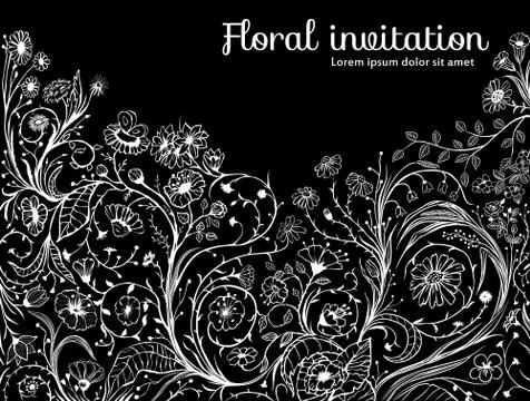 Floral background Stock Illustration