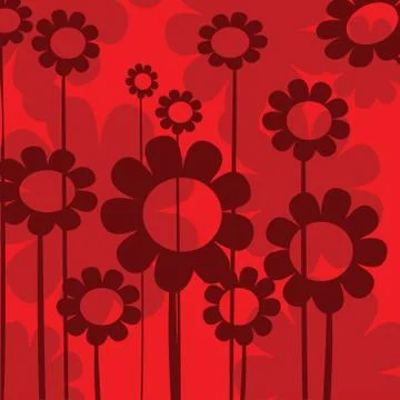 Floral background Stock Illustration