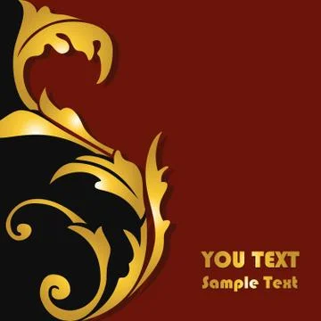 Floral Background Stock Illustration