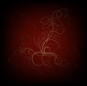 Floral background Stock Illustration