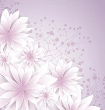 Floral background Stock Illustration
