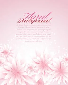 Floral background Stock Illustration