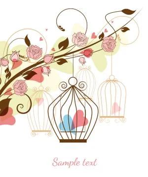 Floral background Stock Illustration