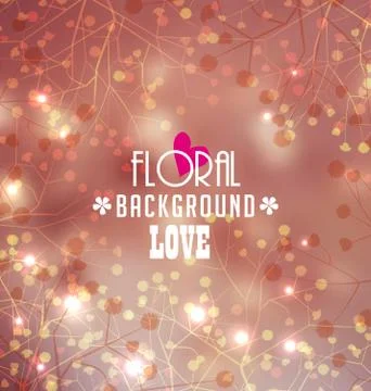 Floral background Stock Illustration