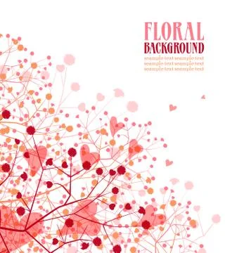 Floral background Stock Illustration