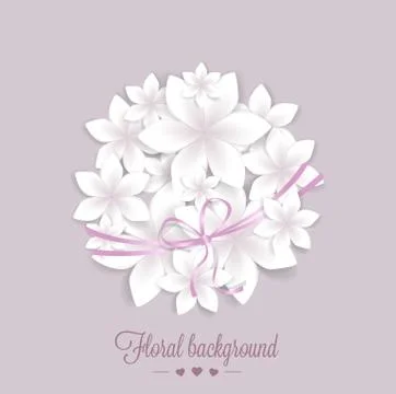 Floral background Stock Illustration