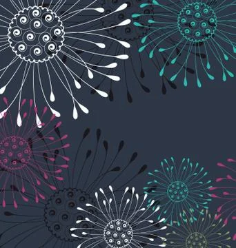 Floral background Stock Illustration