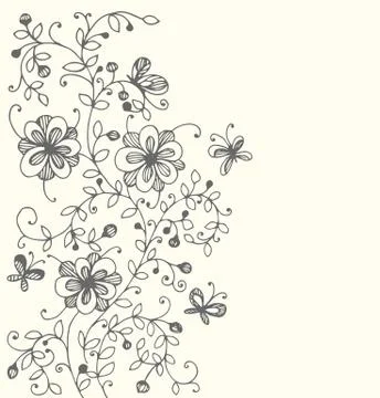 Floral background Stock Illustration