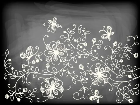 Floral background Stock Illustration