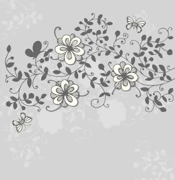 Floral background Stock Illustration