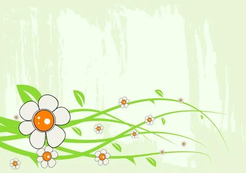 Floral background Stock Illustration
