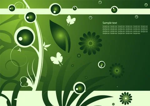 Floral background Stock Illustration