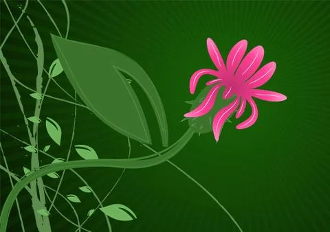 Floral background Stock Illustration