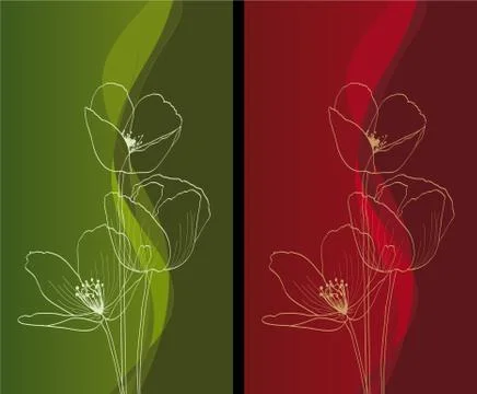 Floral Background Illustrazione stock