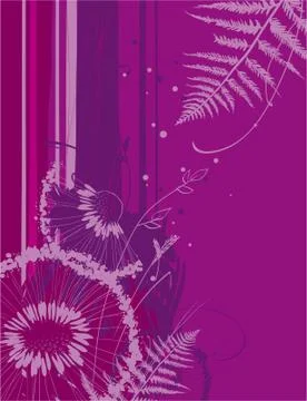 Floral Background Stock Illustration