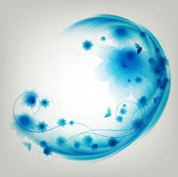 Floral background Stock Illustration