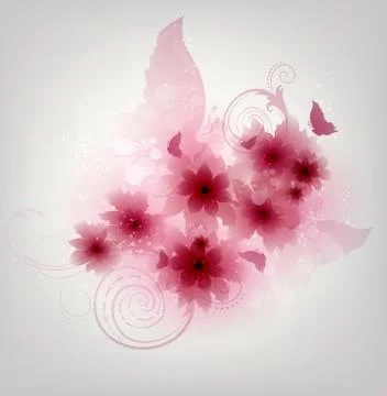 Floral background Stock Illustration
