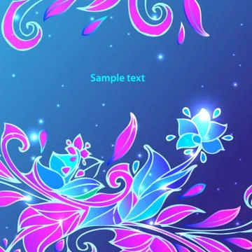 Floral background Stock-Illustration