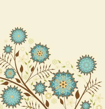 Floral Background Stock Illustration