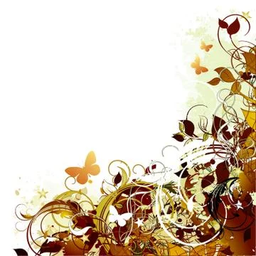 Floral background Stock Illustration