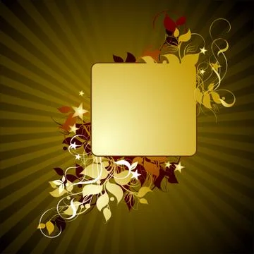 Floral background Illustrazione stock