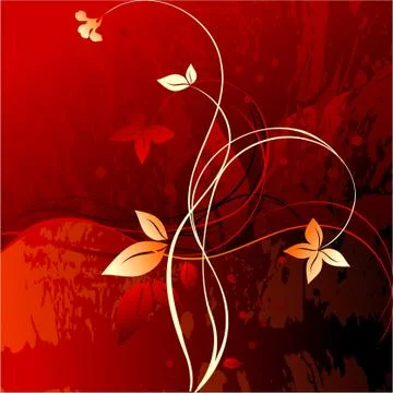 Floral background Illustrazione stock