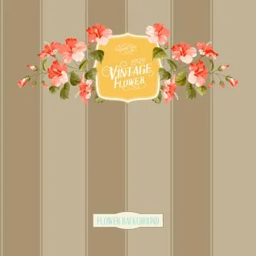 Floral Background Stock Illustration