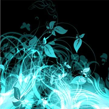 Floral background Stock Illustration