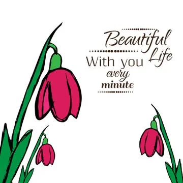 Floral background Stock Illustration