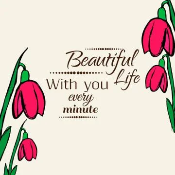 Floral background Stock Illustration