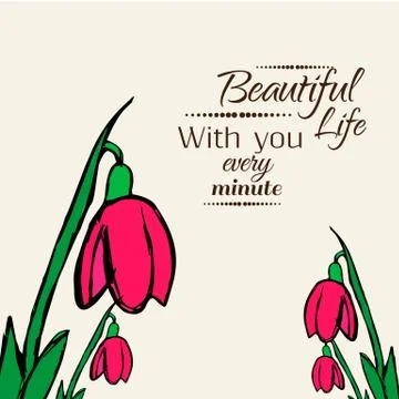 Floral background Stock Illustration