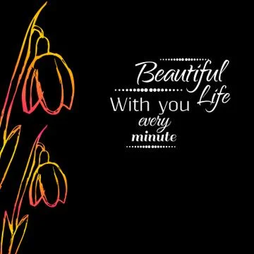 Floral background Stockillustratie