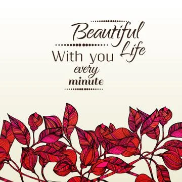 Floral background Stock Illustration