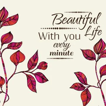 Floral background Stock Illustration