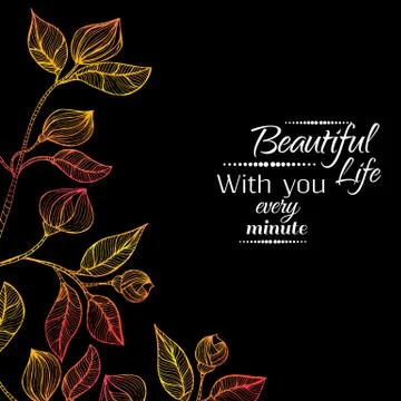 Floral background Stock Illustration