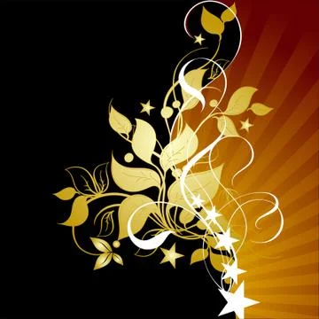 Floral background Stock Illustration