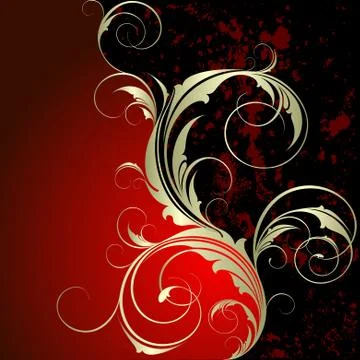 Floral background Stock Illustration