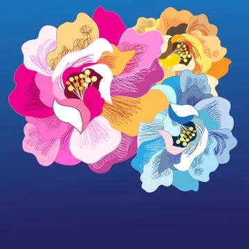 Floral background Stock Illustration