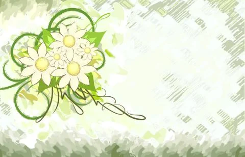 Floral background. Stock Illustration