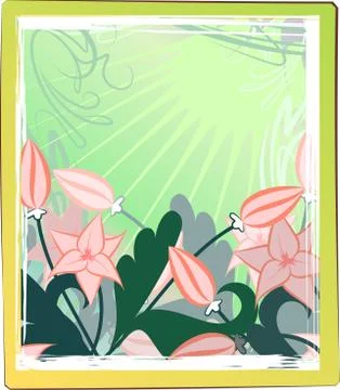 Floral background. Stock Illustration