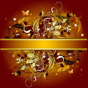 Floral background Stock Illustration