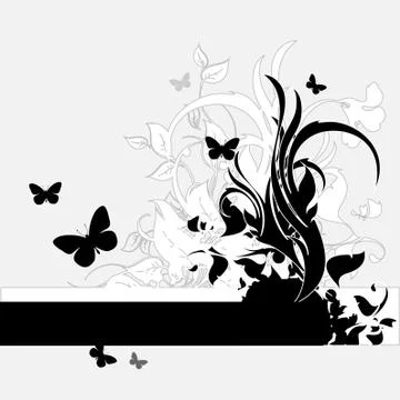 Floral background Stock Illustration