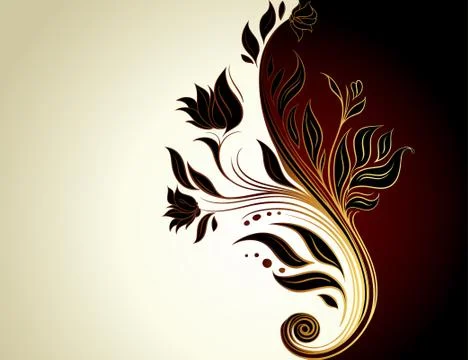 Floral background Stock Illustration