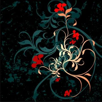 Floral background Stock-Illustration