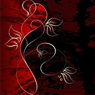 Floral background Stock Illustration