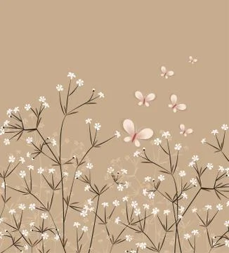 Floral Background Stock Illustration