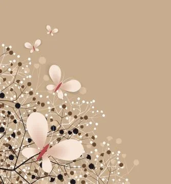 Floral Background Stock Illustration