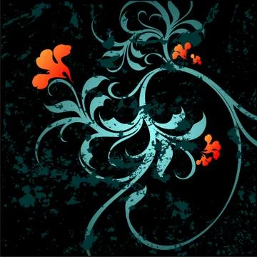 Floral background Illustrazione stock