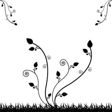 Floral background Stock Illustration