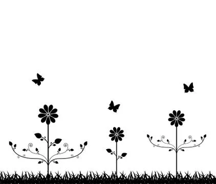 Floral background Stock Illustration